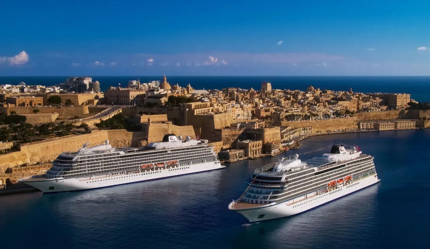 Viking Cruise Ship in Valletta Malta