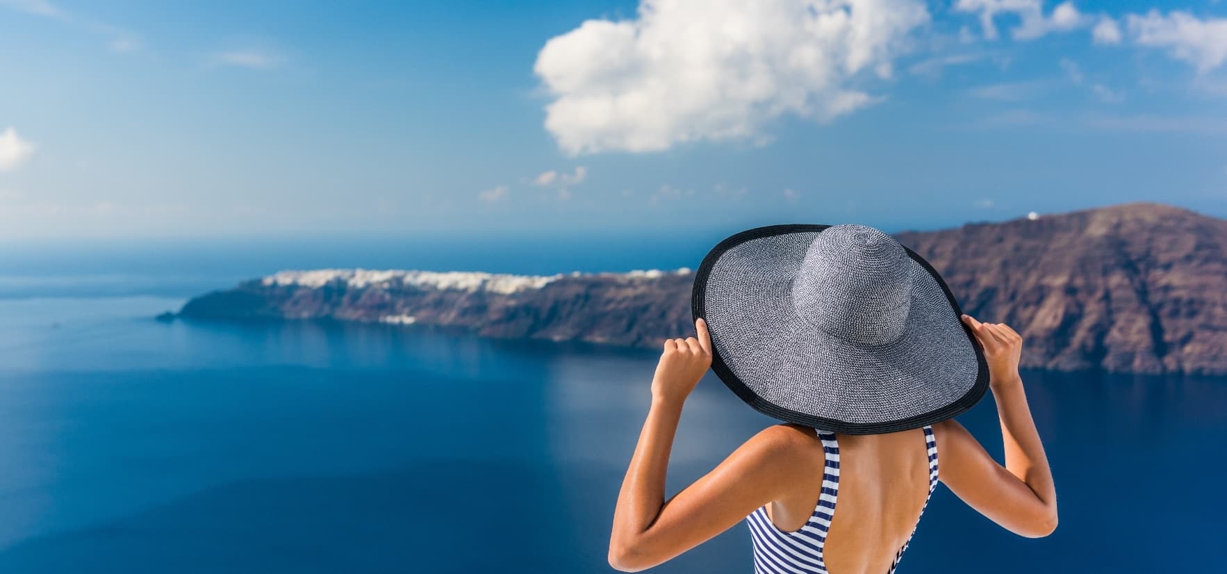 santonrini banner, cruise blog